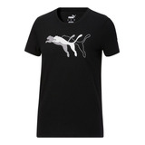 Camiseta Puma Original Esencial Para Mujer