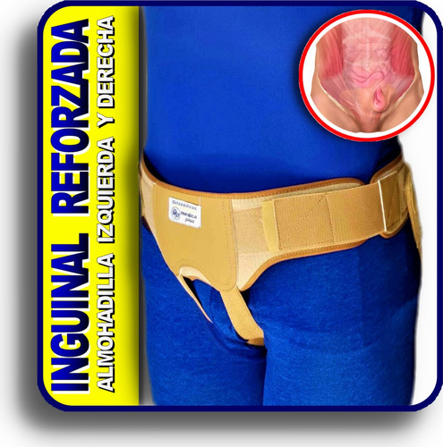 Faja Para Hernia Inguinal Ingle Elastica Izquierda Derecha