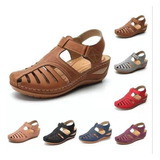 Sandalias Ortopédicas De Verano Con Punta Redonda Retro For