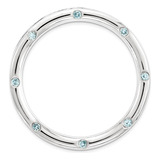 Colgante Stackable Expressions De Plata De Ley Con Azul Suiz