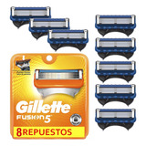 Repuestos Cuchillas Maquina Afeitar Gillette Fusion5 X8und