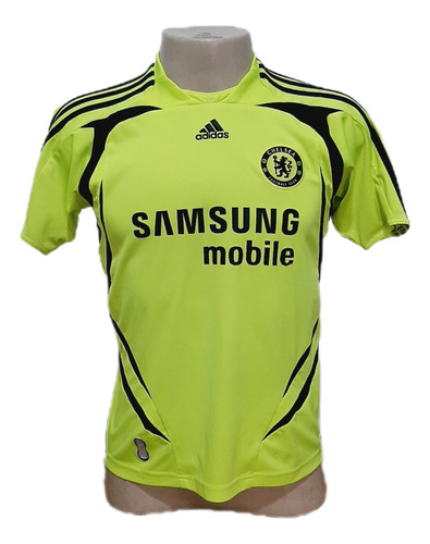 Camisa Chelsea Inglaterra adidas Samsung 2007 Infantil Futeb