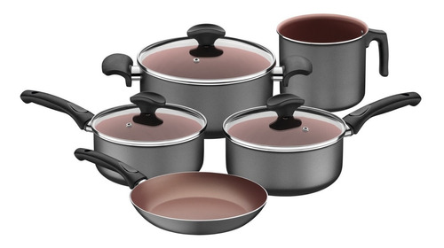 Set Ollas Bateria De Cocina Tramontina Vermont 5 Piezas P