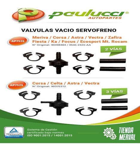 Valvula Servo 3 Vias Para Chevrolet Corsa Astra Celta Vectra Foto 4