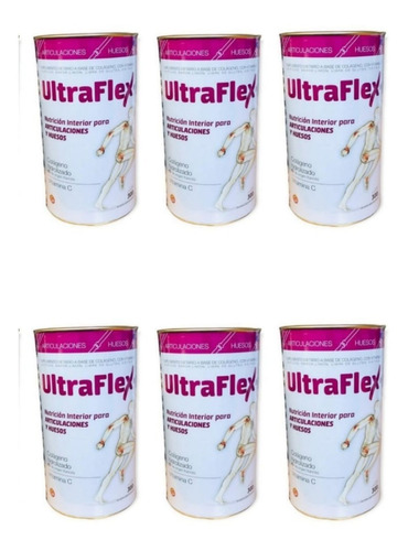 Ultraflex Colageno Hidroalizado X 300 Gr Combo X6