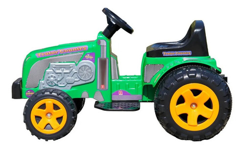 Tractor A Batería Para Niños Biemme Country  Color Verde 220v