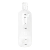 Botella De Agua Minimalista Con Horario 550ml