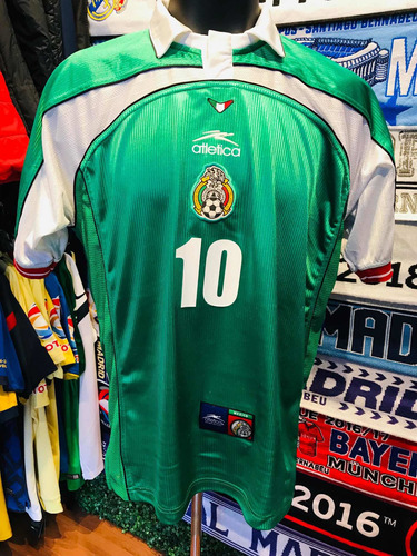 Jersey Selección Mexicana 2000/2001 ,atletica, Talla Xl, #10