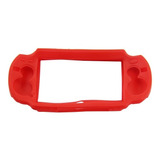 Funda Silicon Compatible Con Ps Vita 1000 Rojo