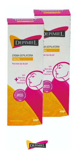 Depimiel - Cremas Depilatorias Para Rostro Clásicas Kit X 2