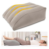 Almohada Inflable De Pvc Para Piernas, Almohada Portátil Par