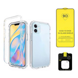 Funda Para iPhone 13 Uso Rudo 2 En 1 Mica Protector Camara