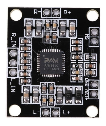 Modulo Amplificador Audio 10+10w Pam8610