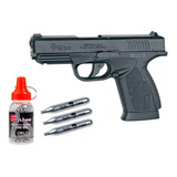 Pistola Co2 Bersa Blowback Metalica Bp9cc + 1500 Bbs + Gas