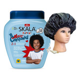 Mais Crespinho Kids Skala Mascara Vegana 1kg+gorro Eléctrico