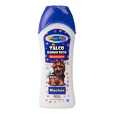 Talco Banho Seco Cães Macho Plast Pet 100gr
