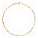 Pulseira Feminina Em Ouro 18k-750 Piastrine 18cm