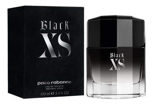 Paco Rabanne Black Xs 100ml Masculino + Amostra De Brinde