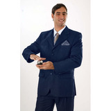 Traje Ambo Vestir Hombre Formal Uniforme Azul Oscuro/marino 