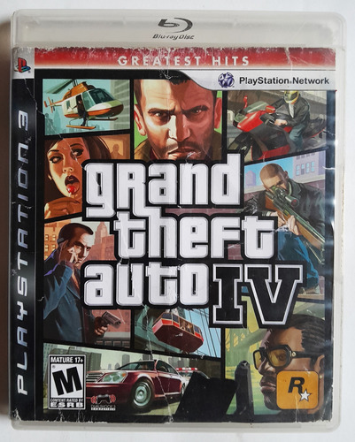 Jogo Gta Iv (4) Original Ps3 Midia Fisica.