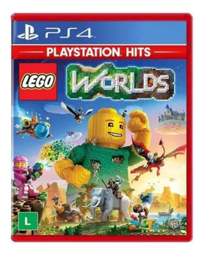 Jogo Lego Worlds Ps4 Playstatio Hits Lacrado