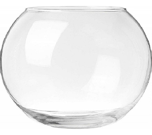 Vaso Aquario Redondo Gigante 9,8 L Decoração Em Vidro