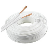 Cable Paralelo 2x1.5mm Rollo 100 Mts Electrocable Blanco
