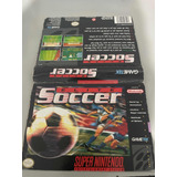 Elite Soccer Snes Caixa Recortada