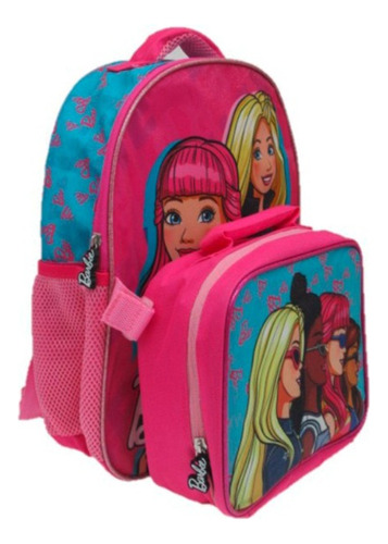 Pack Escolar Barbie Mochila + Lonchera