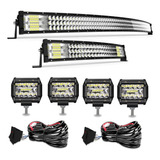 T-former 52 771w+22 306w Curvo Triple Fila Led Barra De Luz