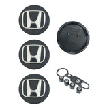 Kit Tapas Centro De Rin Honda 69mm Accord Crv Civic Odyssey 