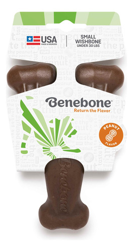 Brinquedo Para Cães Benebone Wishbone Amendoim Pequeno P