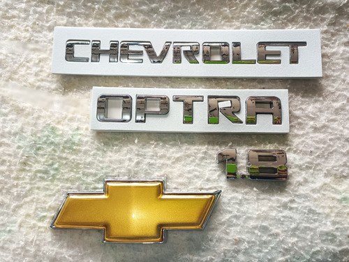 Kit Emblemas Chevrolet Optra 1.8 Logo  Foto 2