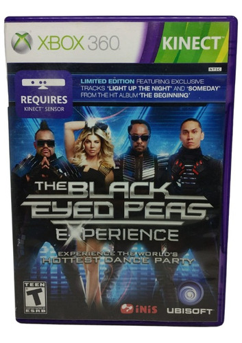 Kinect The Black Eyed Peas Experience Xbox 360 Original
