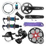 Kit Grupo Bike 12v Mtb K7 11x52 Cubos Furtacor E Corrente