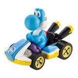 Hot Wheels Mario Kart: Light-blue Yoshi Standard Kart