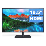 Monitor 19.5 Led 75hz Widescreen Hdmi Hq Preto Escritório