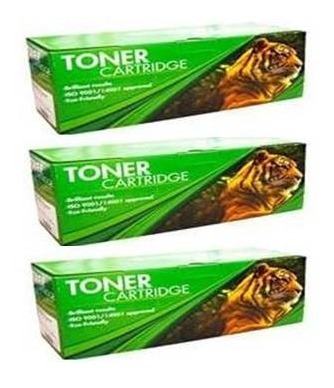 Pack3 Toner Ce285a Generico Para Hp Laserjet 85a P1102w 