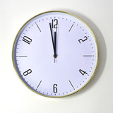 Relógio De Parede Decorativo Grande 30cm Moderno Silencioso