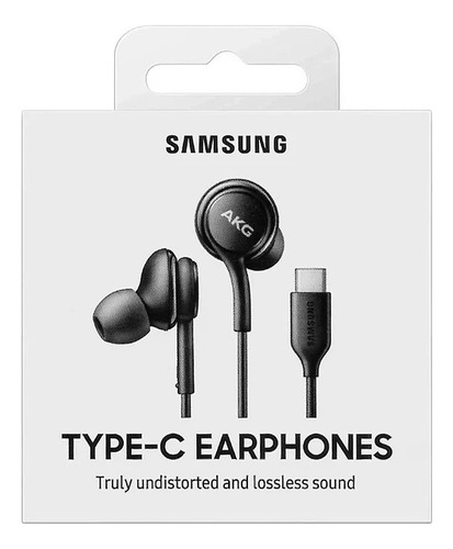 Auriculares Samsung Originales Earphones Tipo C Color Negro 