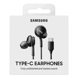 Auriculares Samsung Originales Earphones Tipo C Color Negro 