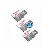 Pack 3 Tarjetas Microsd Sandisk 16gb Clase 10