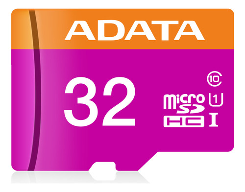 Tarjeta De Memoria Adata Ausdh32guicl10-ra1  Premier Con Adaptador Sd 32gb