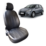 Funda Asiento Cuerina Acolchada Renault Sandero 12/14 Part.