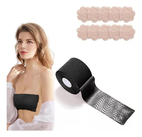 Brasier Strapless Invisible Push Up Cinta Y 5protectores Set