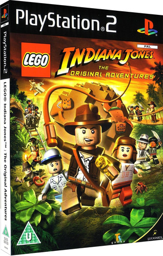 Jogo Lego Indiana Jones Ps2 - Leia A Descrição 