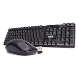 Kit Teclado Mouse Sem Fio Wireless 2.4ghz Pc Mac Notebook 