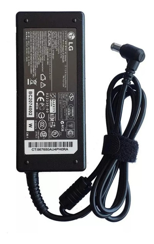 Fuente Cargador LG 12vol Lcd Original +  Cable 220v Nacional