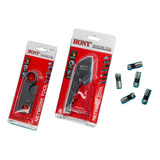 Kit Coaxil X 3 Pinza + Pela Cable + 5 Fichas Rg6 Oferta Htec