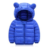 Jaqueta  Puffer Infantil Bobojaco Capuz 1 A 2 Anos F Gratis